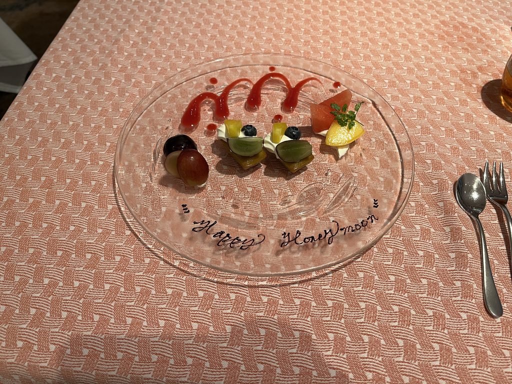Happy Honeymoonのデザートプレート